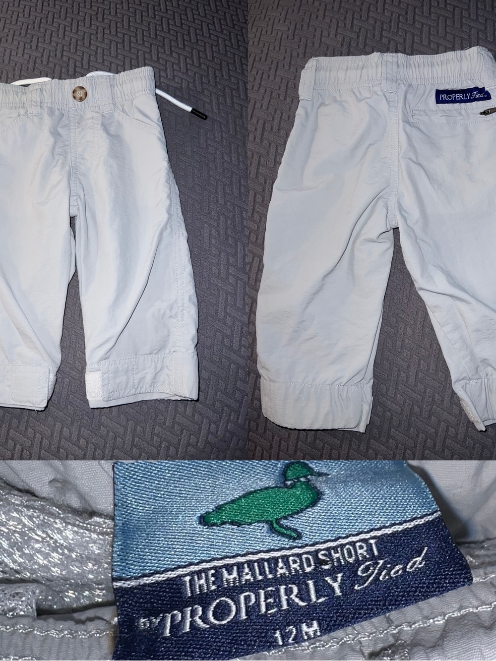Lacoste Kids Light Gray Shorts